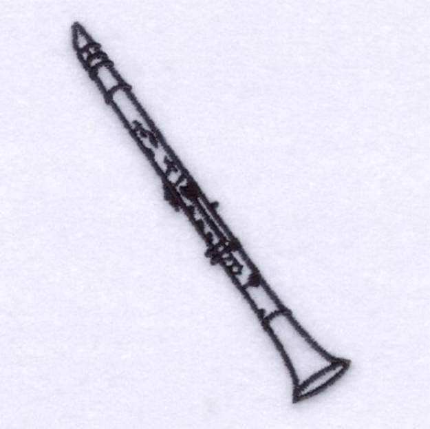 Clarinet Outline Machine Embroidery Design Embroidery Library At