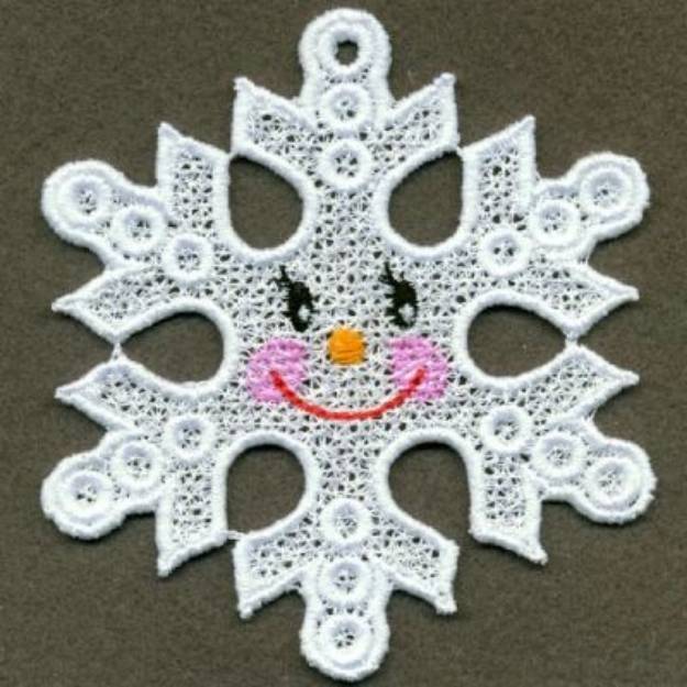 Fsl Snowflake Ornament Machine Embroidery Design Embroidery Library