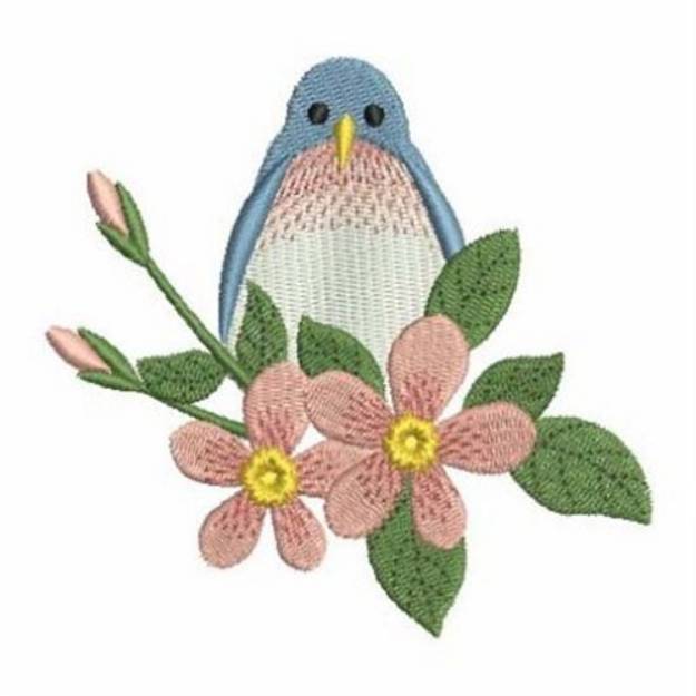 Flowery Bird Machine Embroidery Design Embroidery Library At