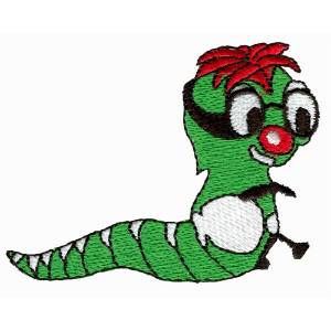 Picture of Bookworm Machine Embroidery Design