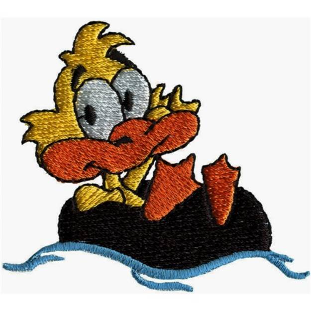 Picture of Tubing Duck Machine Embroidery Design