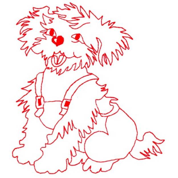 Picture of Little Dog Laughed Machine Embroidery Design