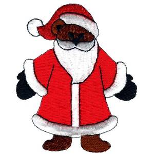 Picture of Santa Bear Machine Embroidery Design