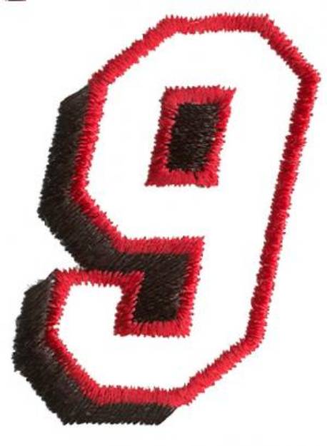 Picture of Club 9 Machine Embroidery Design