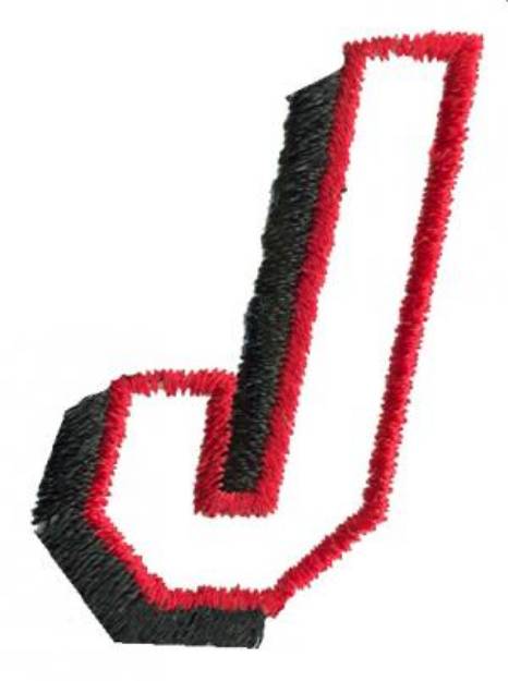 Picture of Club J Machine Embroidery Design