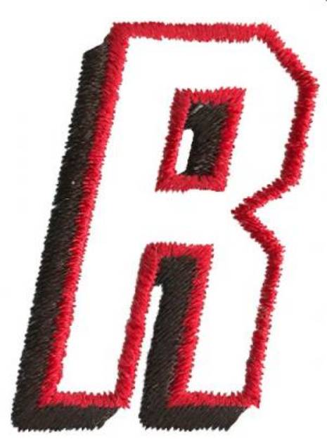 Picture of Club R Machine Embroidery Design