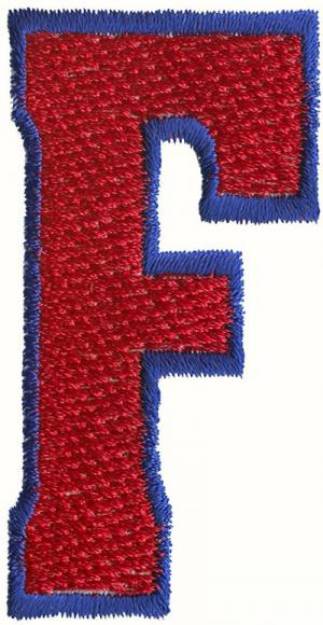 Picture of Fill Er Up F Machine Embroidery Design