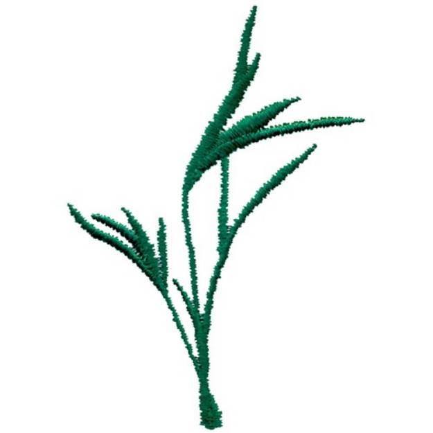 Picture of Prairie Grass Sprig Machine Embroidery Design