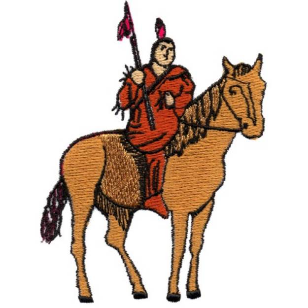 Picture of Brave Warrior Machine Embroidery Design