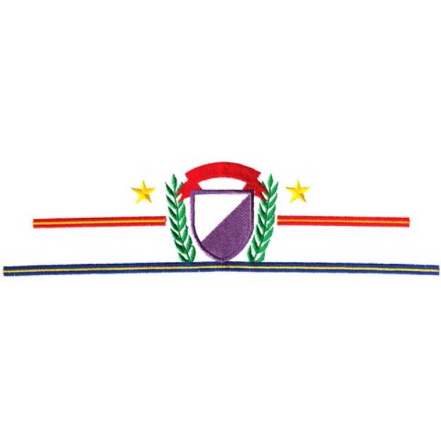 Picture of Shield Logo Machine Embroidery Design