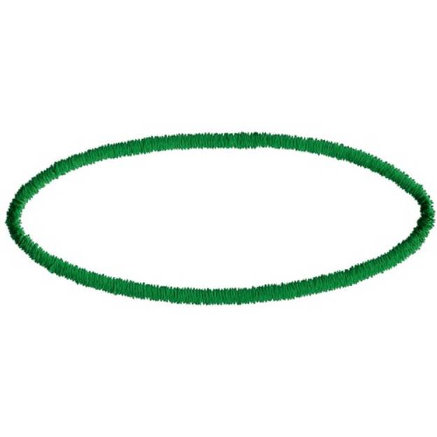 Picture of Oval Outline Machine Embroidery Design