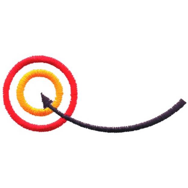 Picture of Bullseye Machine Embroidery Design