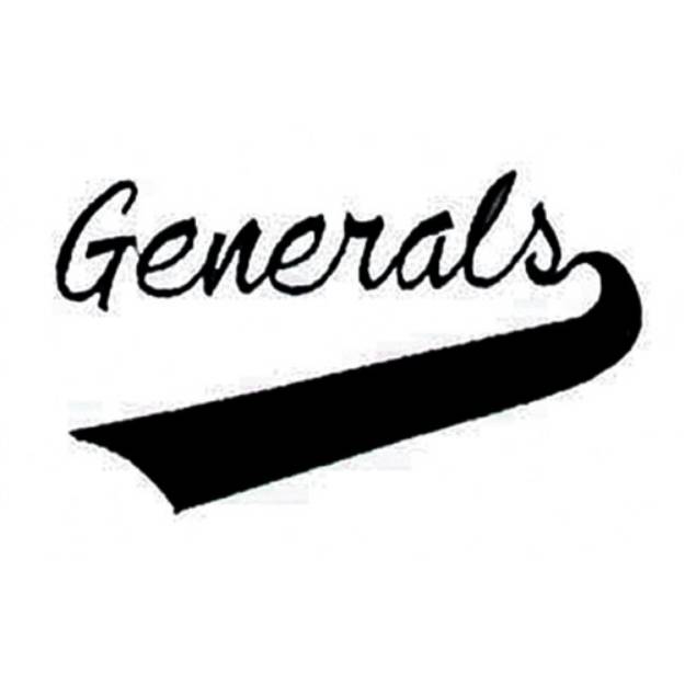 Picture of Generals Lettering Machine Embroidery Design