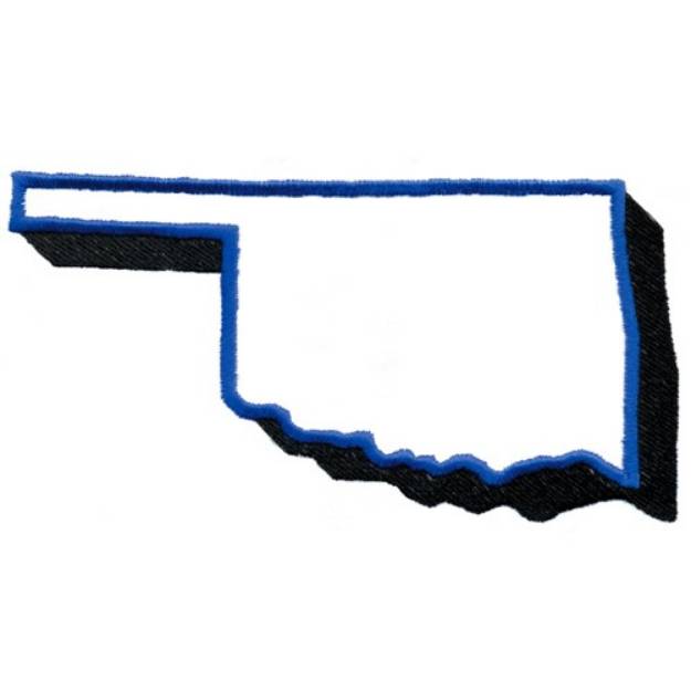 Picture of Oklahoma Machine Embroidery Design