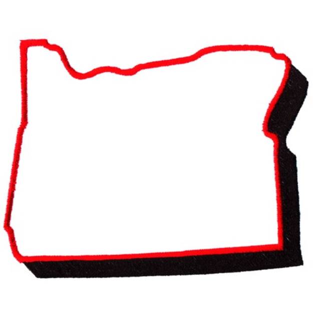 Picture of Oregon Machine Embroidery Design