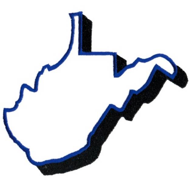 Picture of West Virginia Machine Embroidery Design