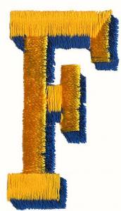 Picture of Two Color F Machine Embroidery Design