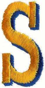 Picture of Two Color S Machine Embroidery Design