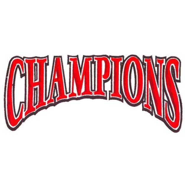 Picture of Champions Logo Machine Embroidery Design