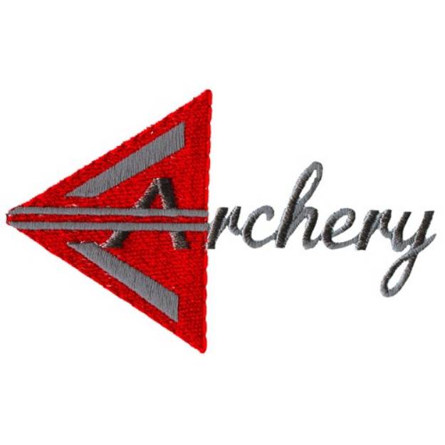 Picture of Archery Logo Machine Embroidery Design