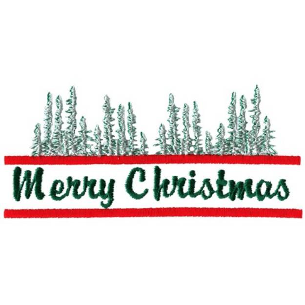 Picture of Merry Christmas Machine Embroidery Design