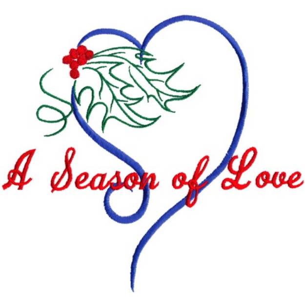 Picture of Season of Love Machine Embroidery Design