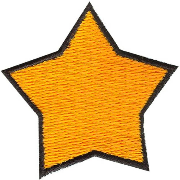 Picture of Star Shape Machine Embroidery Design