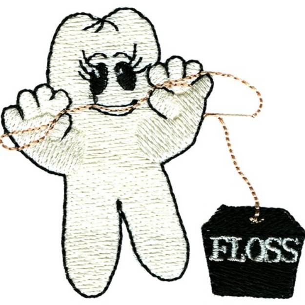 Picture of Flossing Tooth Machine Embroidery Design