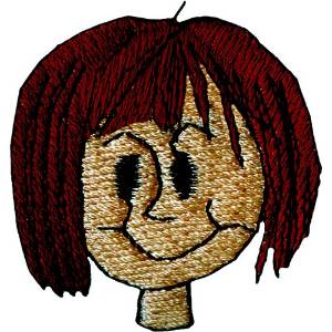 Picture of Girl Face Machine Embroidery Design