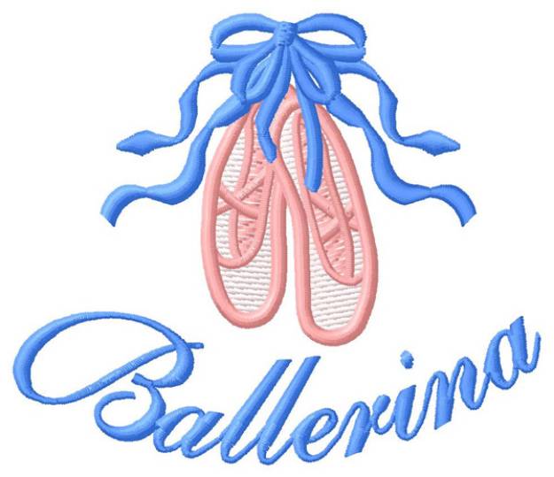 Picture of Ballerina Machine Embroidery Design