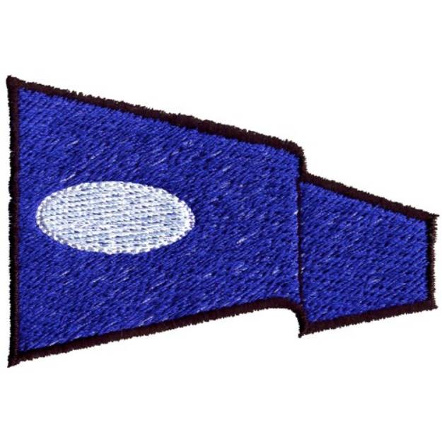 Picture of International Pennant 2 Machine Embroidery Design