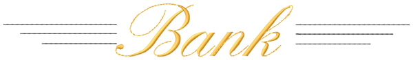 Bank Logo Machine Embroidery Design