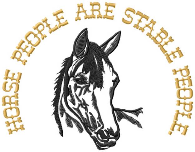 Picture of Stable People Machine Embroidery Design