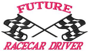 Picture of Future Racecar Driver Machine Embroidery Design