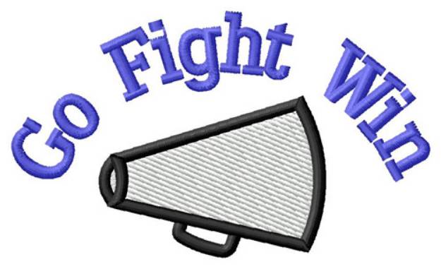 Picture of Go, Fight, Win Machine Embroidery Design