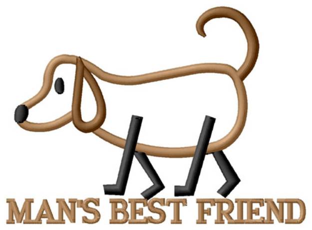 Picture of Mans Best Friend Machine Embroidery Design