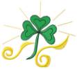Picture of Radiant Shamrock Machine Embroidery Design