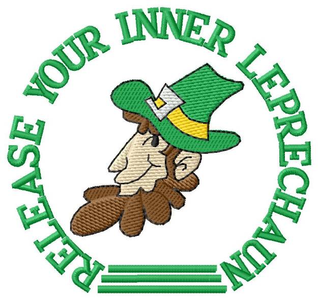 Picture of Release Your Inner Leprechaun Machine Embroidery Design