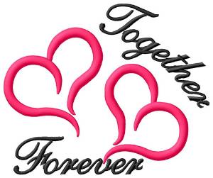 Picture of Together Forever Machine Embroidery Design