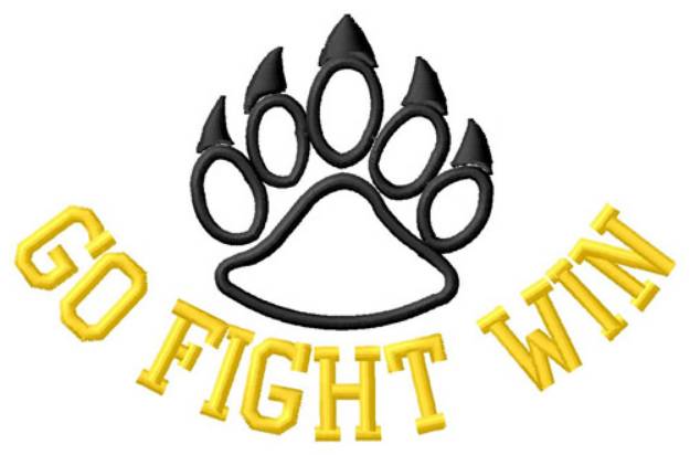 Picture of Go Fight Win Machine Embroidery Design