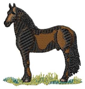 Picture of Friesian Horse Machine Embroidery Design