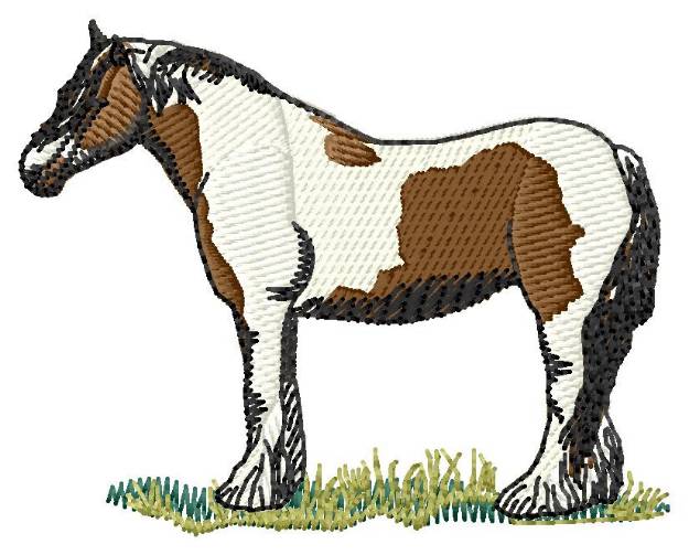 Picture of Gypsy Vanner Machine Embroidery Design