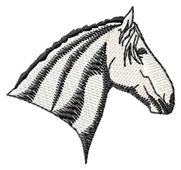 Picture of Lipizzaner Head Machine Embroidery Design