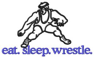 Picture of Wrestle (Wrestlers #2) Machine Embroidery Design