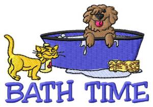 Picture of Bath Time Machine Embroidery Design