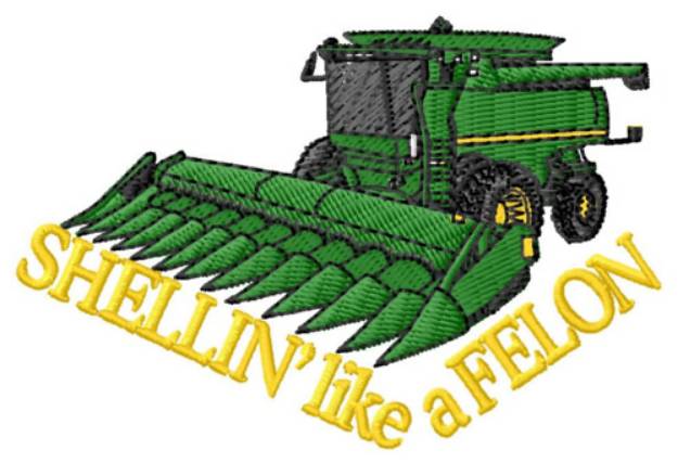 Picture of Shellin Machine Embroidery Design