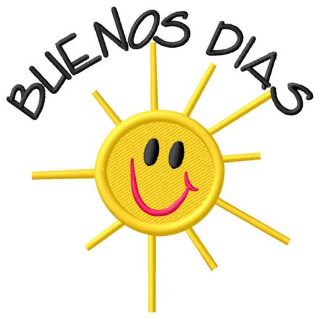 Picture of Buenos Dias Machine Embroidery Design