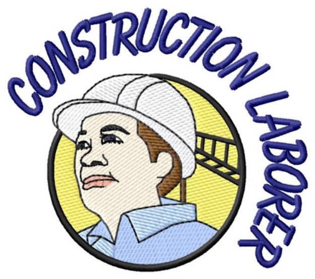 Picture of Construction Laborer Machine Embroidery Design