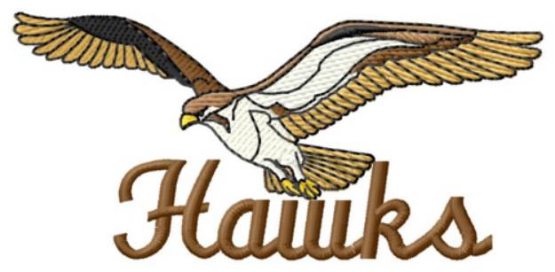 Picture of Hawks Machine Embroidery Design