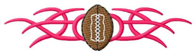 Picture of Tribal Football Machine Embroidery Design